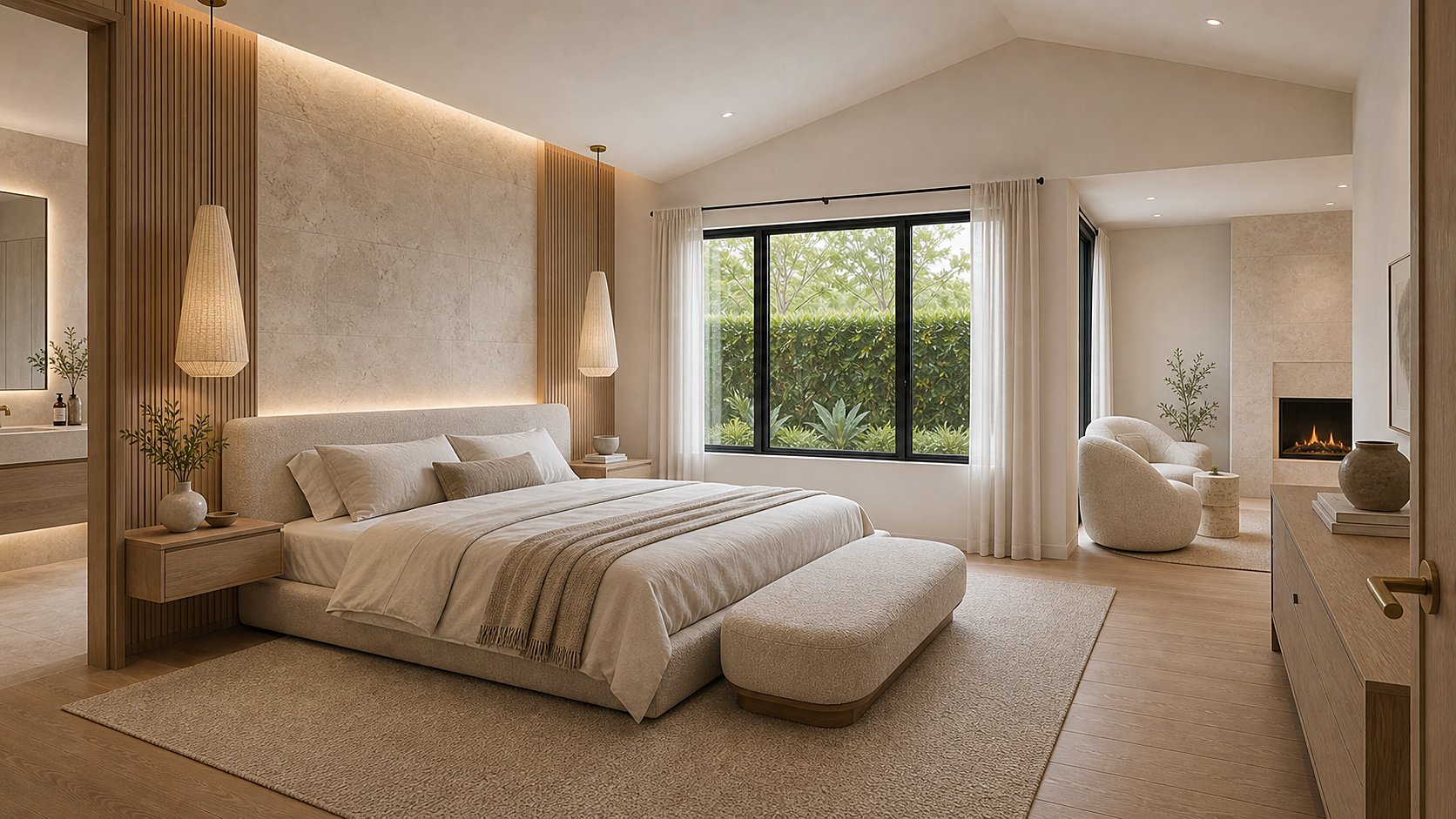 Rendering of the Lionshead Ranch primary bedroom